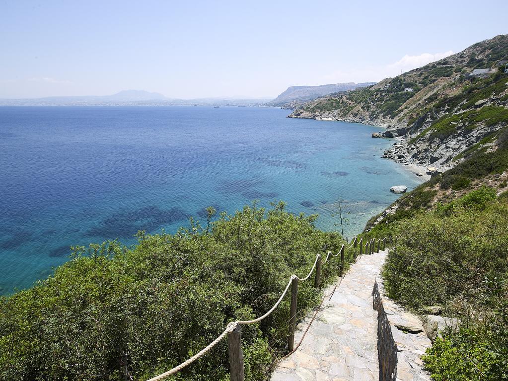 Beachfront Villa In Crete - Epavli Luxury Villa อาเยีย เปลาเยีย ภายนอก รูปภาพ