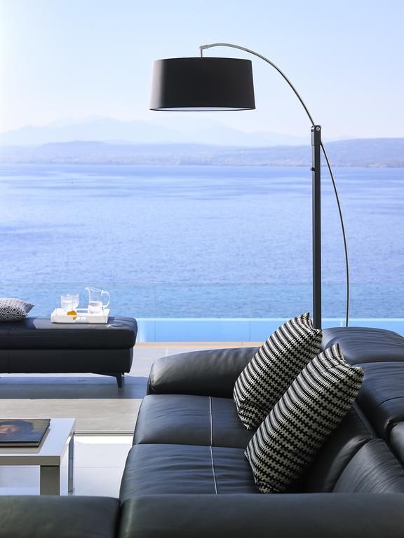 Beachfront Villa In Crete - Epavli Luxury Villa อาเยีย เปลาเยีย ภายนอก รูปภาพ